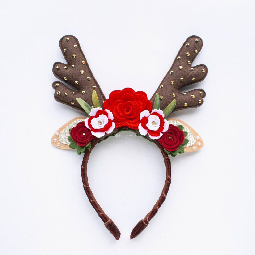 Diadema de Reno Floral