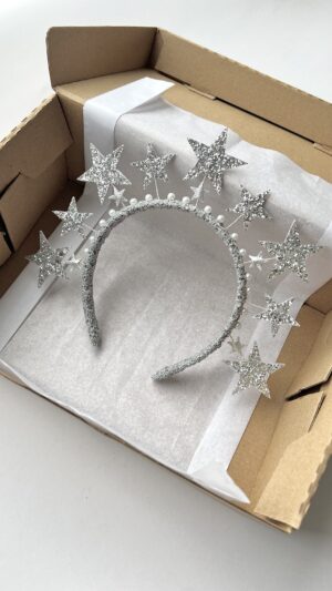 Diadema con Estrellas Brillantes